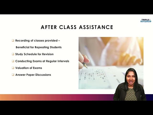 CA Inter About the batch video  General