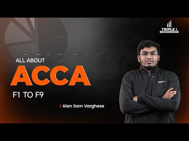 ALL ABOUT ACCA | F1 - F9