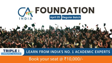 Course thumbnail for CA Foundation Trivandrum Apr 25 B1