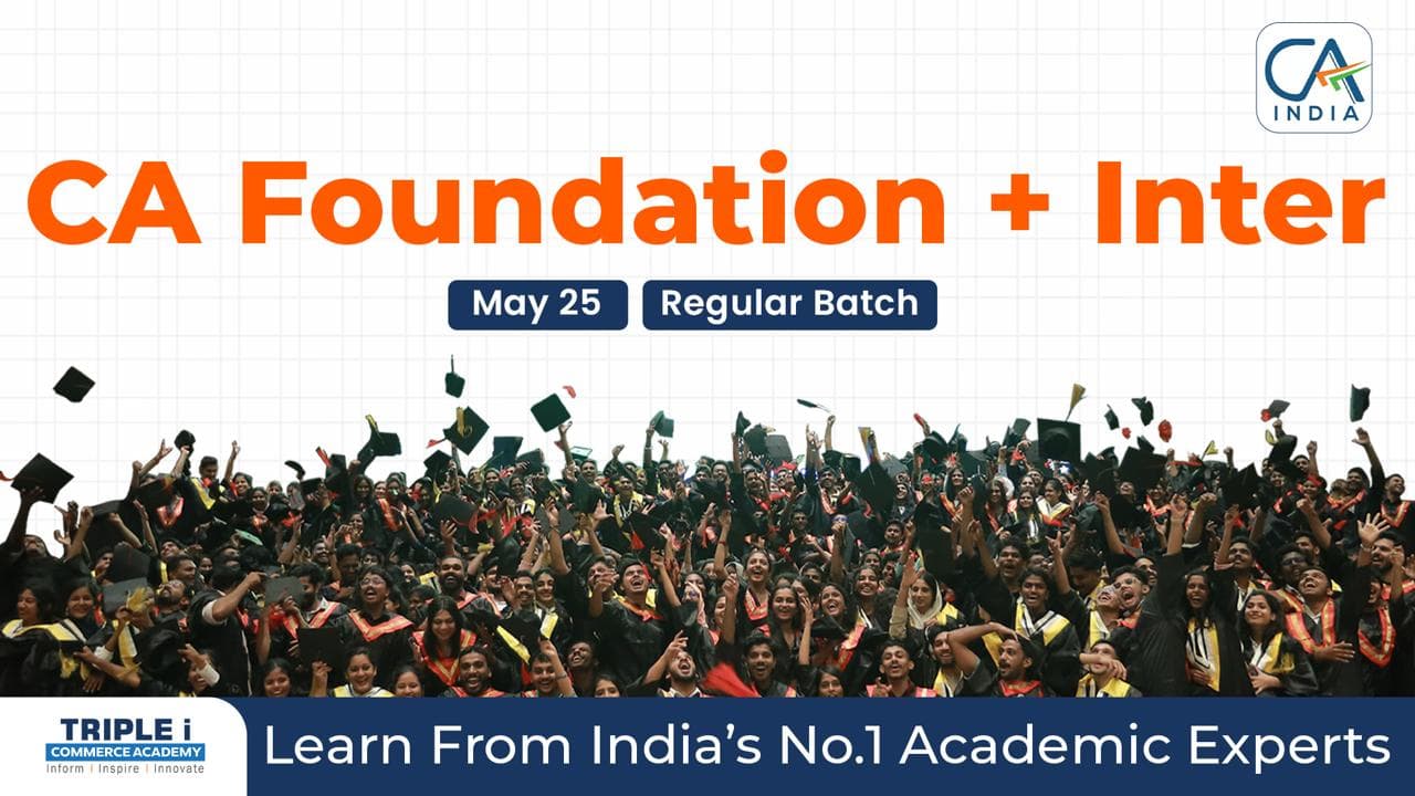 Course thumbnail for CA Foundation + Inter May 25 Kochi