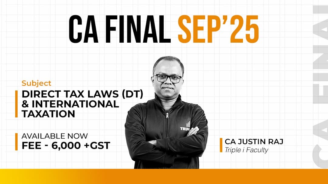 Course thumbnail for CA Final  DT Sep 25