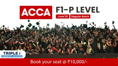 Course thumbnail for ACCA F1 - P Level Calicut Jun 25 B1