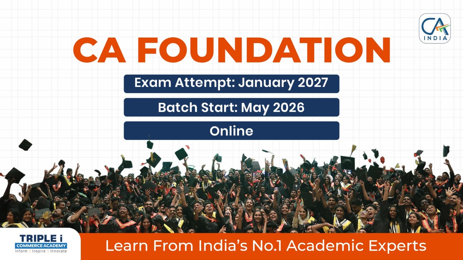 Course thumbnail for CA Foundation Online May 26