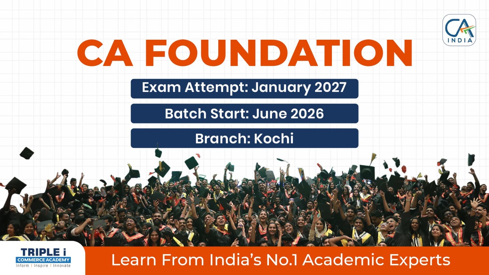 Course thumbnail for CA Foundation Kochi Jun 26