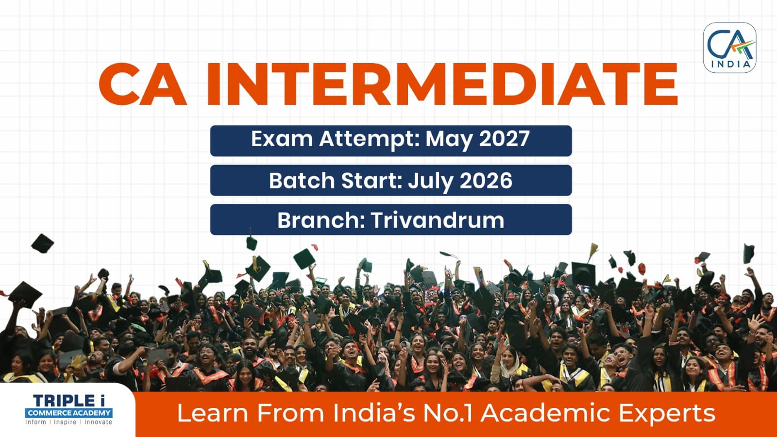 Course thumbnail for CA Intermediate Trivandrum Jul 26